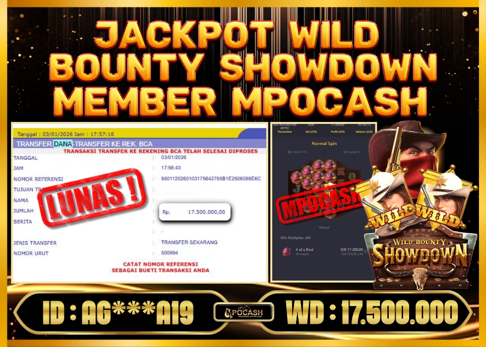 MPOCASH JACKPOT WILD BOUNTY SHOWDOWN